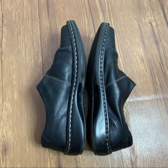 Josef Seibel Slip‎ on Black Shoes Sz 8 - Picture 2 of 12